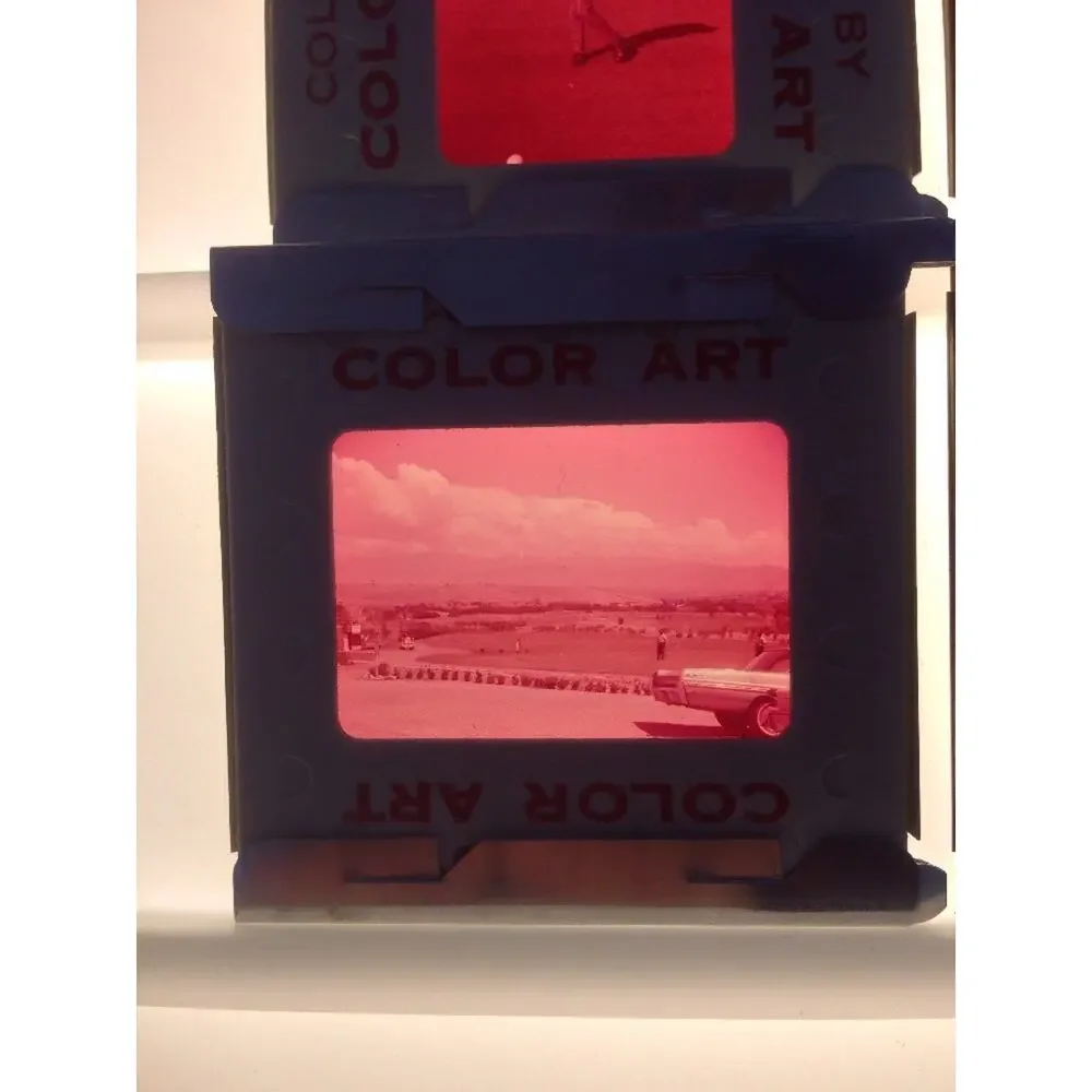 Lot of 4 Vintage 40s 50s Mid Century Man Playing Golf Photograph Color Slides